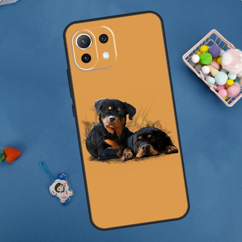 

Cartoon Rottweiler Dog Case For Xiaomi 14T Pro 13T 11T 12T 13 14 15 Ultra POCO X7 Pro X3 X5 X6 F5 F6 M6 Pro Cover POCO X3 Pro