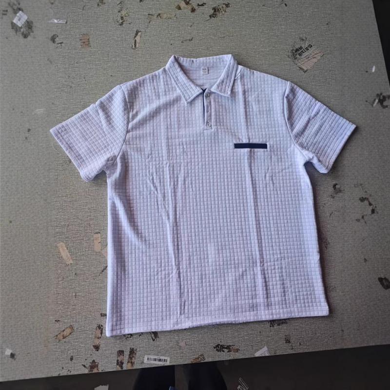 2025 Sommer POLO-Shirt Newte Jacquard Herren Sport-Poloshirt Kurzarm Allround-Freizeit-Pullover