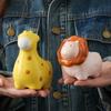 Cartoon Animal Ceramic Flower Pot Cute Lion Giraffe Plant Cactus Potted Home Garden Flower Vase Interior Desktop Decoration Gift
