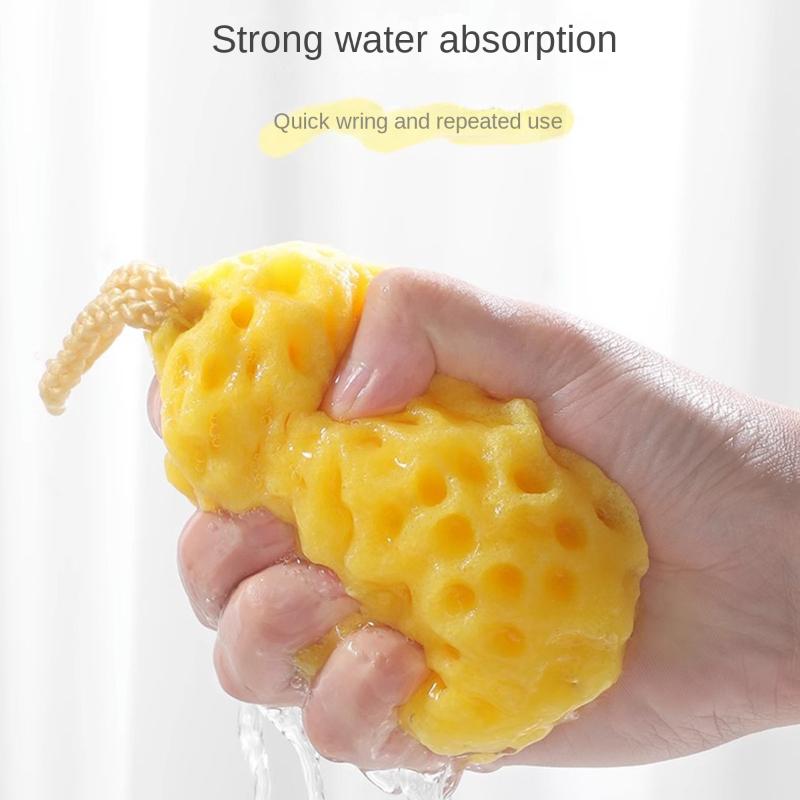 Soft Mesh Shower Sponge Ball Nylon Baby Cleaning Brush Shower Foam Body Cleaner Exfoliating Scrub Shower Ball Bathroom Products