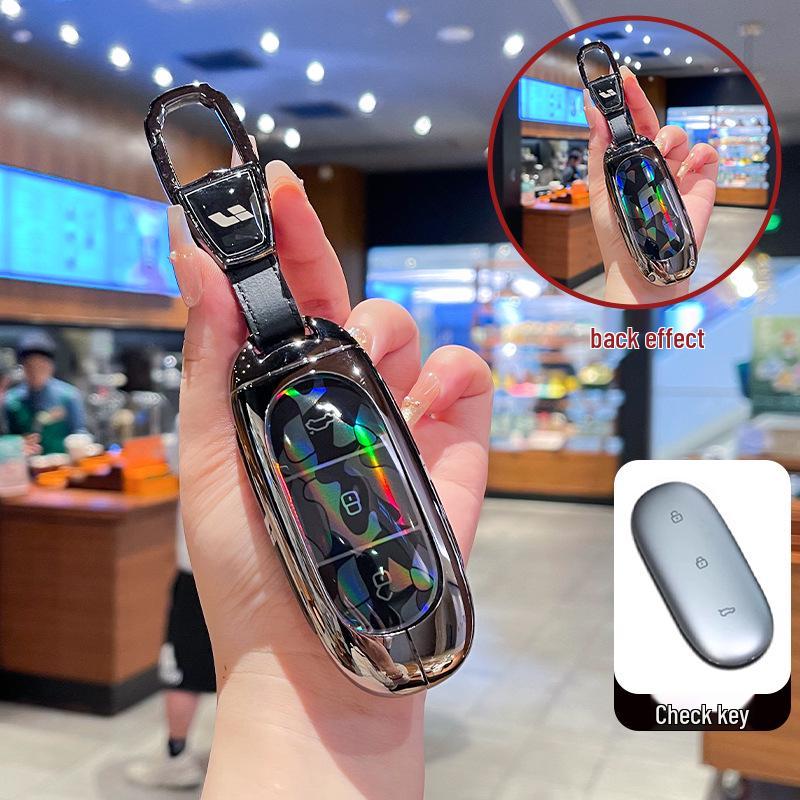 Li Auto Key Cover: Fits 25 L7, 24 L9, One, and L8 Models with Premium Metal Buckle and Full Protection for L6