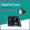 Foton GTL Dump Truck Headlight Assembly: Triple-Lens, Four Low Beam, Six High Beam, H4-B Model.