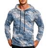 Men's Color Loose Fit Casual Hoodie with Pocket and Drawstring
