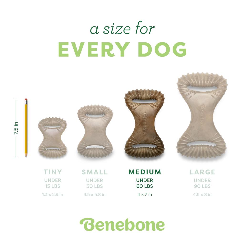Purful Benebone Bacon Flavored Dental Chew Toy Co., Ltd. Bone-Shaped (Imported)