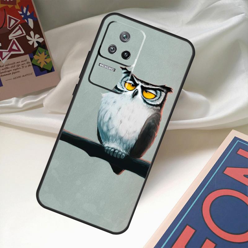 Cute Owl Cartoon Case For Xiaomi 14 13 Ultra 12 Lite 11T 12T 13T Pro POCO M6 X3 X5 X6 Pro F3 F5 M5s Cover