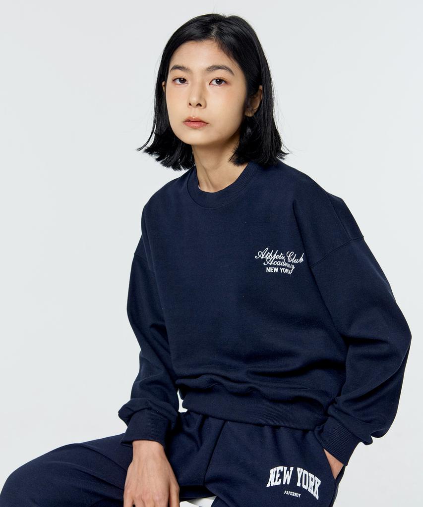 PAPERBOY Nyc Academy Sweatshirt - Navy