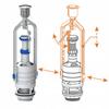 Valvola di Scarico per Cassetta + Kit di Riparazione Universale per Cersanit Roca
