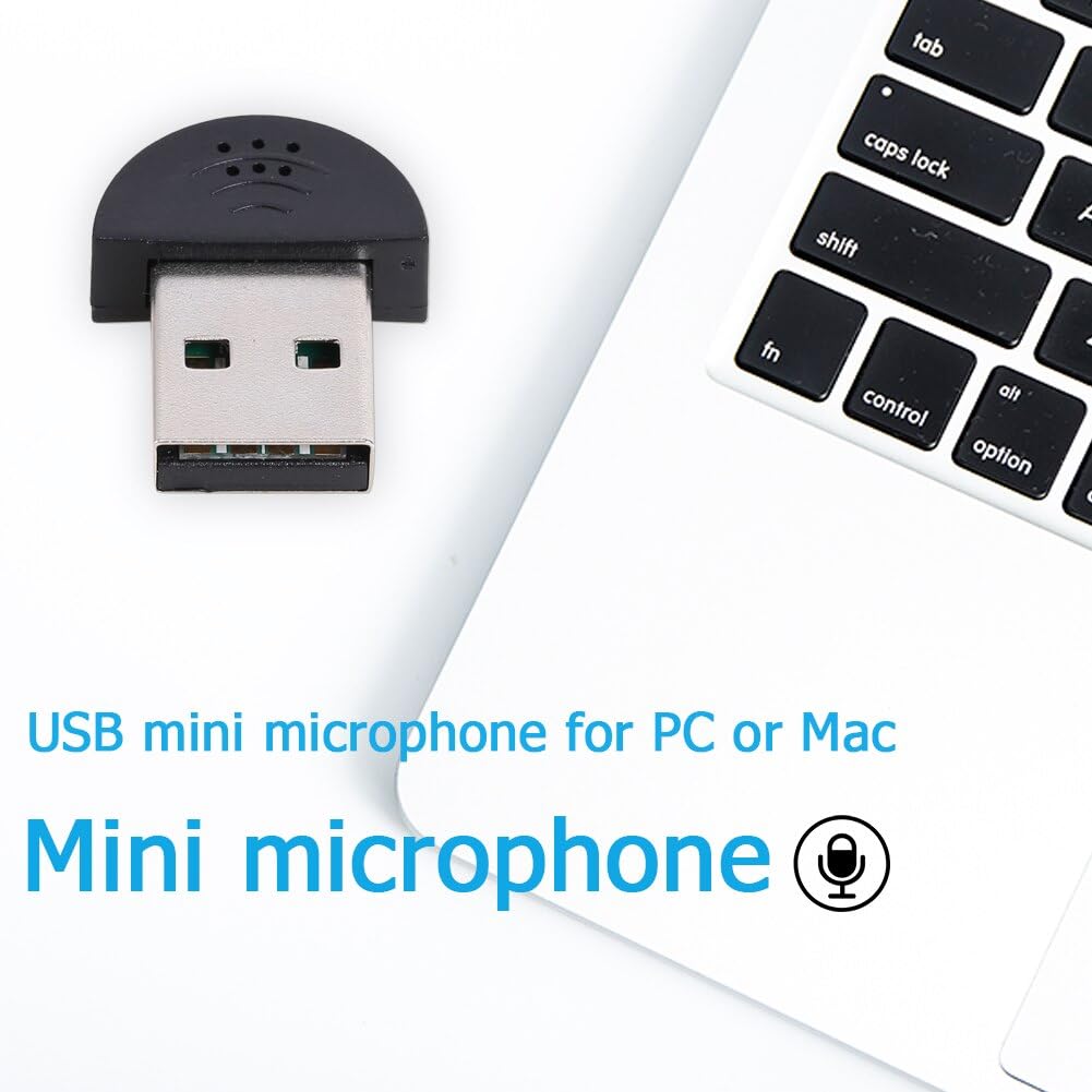 USB direct USB PC smallest USB computer easy to USB for voice recognition compatible with Windows Pi Ultra-compact microphone, plug-in microphone,