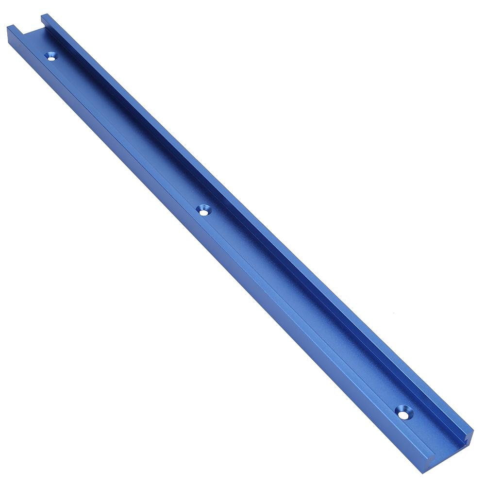 Aluminum Alloy T Track T Slot Miter Jig Tool For Woodworking Router Blue