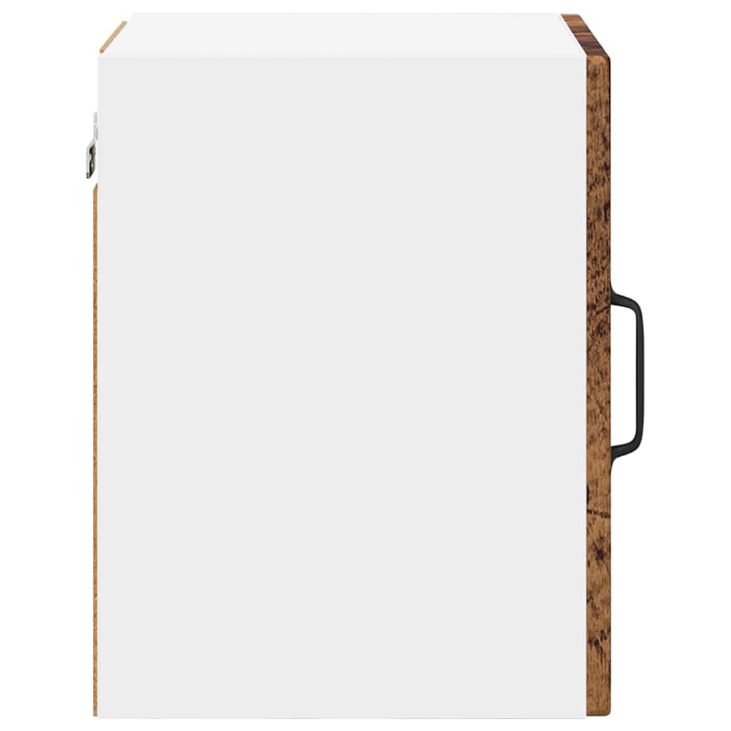 Wall Mounted Cabinet PORTO 2 Pcs Reclaimed Wood Look 30 X 31 X 40 Cm Engineered Wood