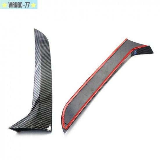 2Pcs Rear Window Spoiler Canard Splitter Cover Trim For VW Tiguan MK1 2007-2016