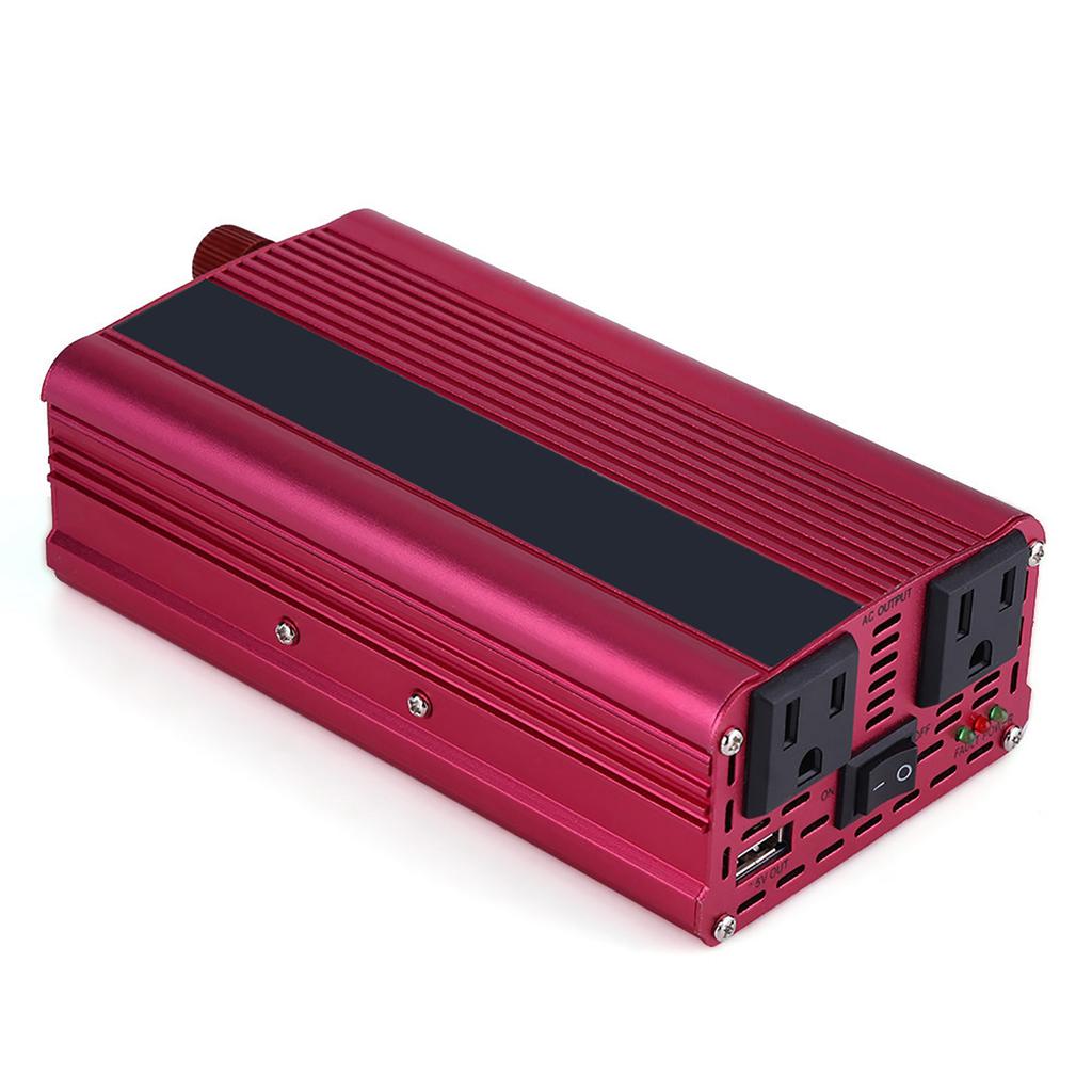 1500W   Autokonverter   12V auf AC 110V mit USB-Anschluss für Fahrzeuge LKW Wohnmobile Camping 170mm x 95mm 55mm