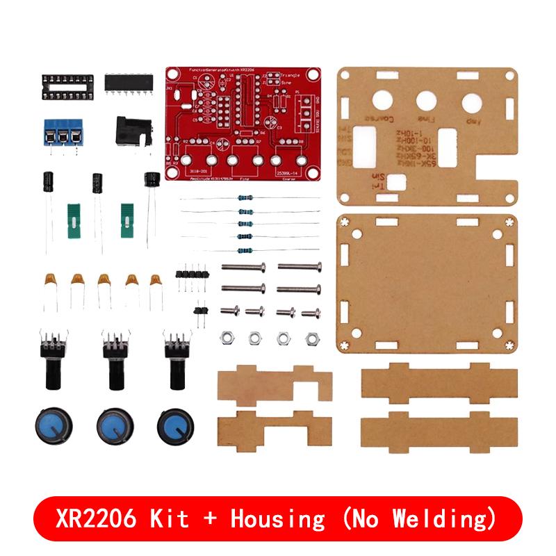 New XR2206 High Precision Signal Generator DIY Kit Sine Triangle Square Waves 1Hz 1MHz Frequency Range Adjustable Frequency