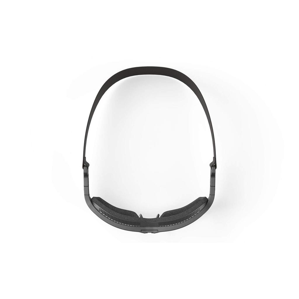 Rudy Project AGENT Q Sportsonnenbrille in Schwarz Matt Glänzend und Grau Z87+/EN166 Glänzend/Klar (SP701106-GRD0)