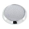 12V 46 LED Round Car Roof Light Lamp Chrome Carbon Look Interior Super Bright with ON/OFF Switch For Camper Van Caravan Boat RV
