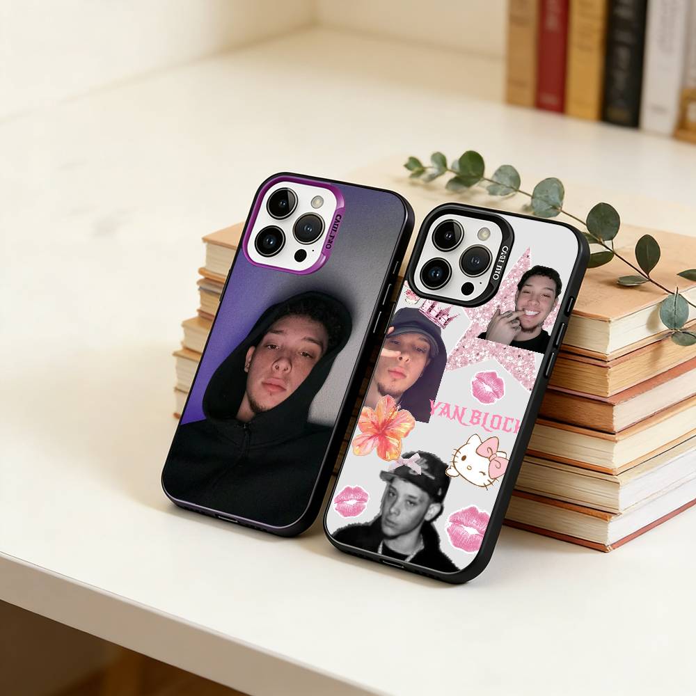 Rapper-Yan Block 111 444 Phone Case For iPhone 17,16,15,14,13,12,11 Plus,Pro Max,XS,Colorful Silver Phone Case Funda Cover