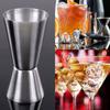 Dual Shot Barware Stainless Steel Measure Jigger Cocktail Mug Measure Cup Bar Tools
