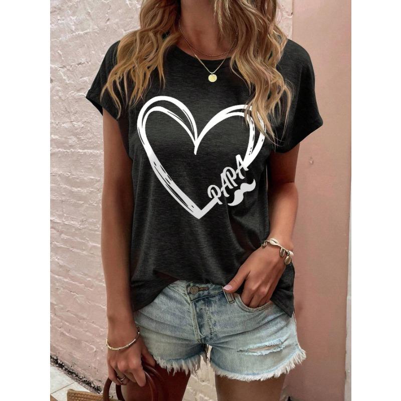 

Летний топ с круглым вырезом и 3D-принтом, модные повседневные женские футболки с короткими рукавами 6XL