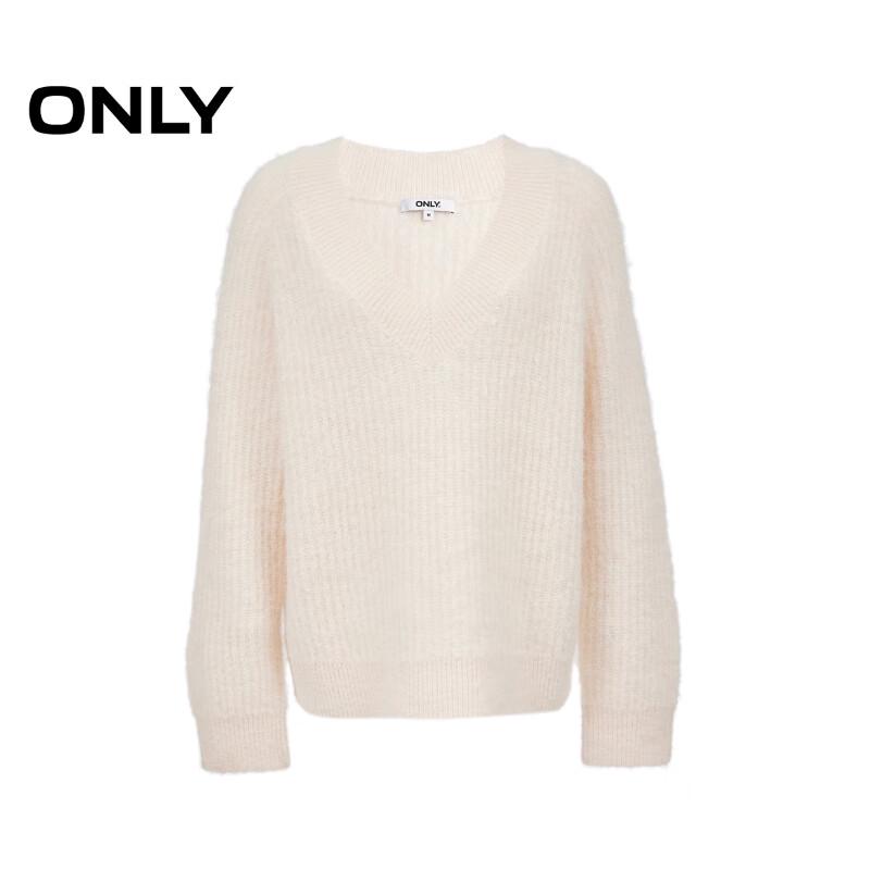 ONLY Women's V-Neck Loose Knit Sweater