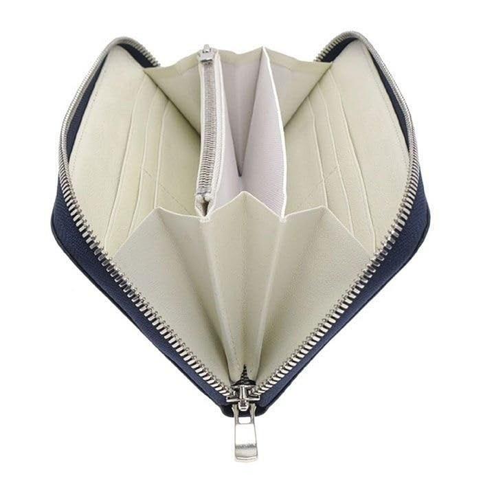 [Porter] Double Long Wallet, Navy/Natural, One Size