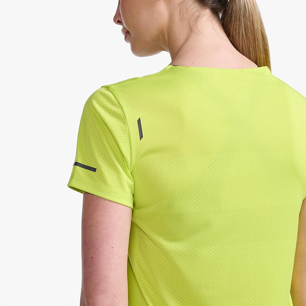 Tutaimjeuyu WomenS Light Speed Tech Short Sleeve Tee YellowWr7152Avol-Brf