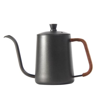 Drip Kettle Coffee Tea Pot Teflon Non-Stick Food Grade Stainless Steel Gooseneck Thin Mouth Kettle