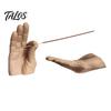 Handcrafted Resin Statues Creative Hand Shape Incense Burner, Decorative Ornament, Burner & Ash Collector Tabletop Figurine Decor Set for Home Office