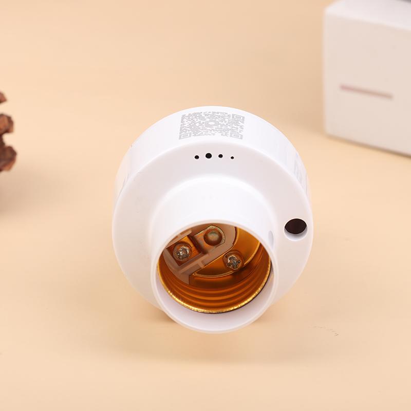1 Stück Smart Bluetooth-kompatible Lichtfassung E27 Glühbirnenadapter Lampenfassung Basis AC85-265V Smart Life App Controller