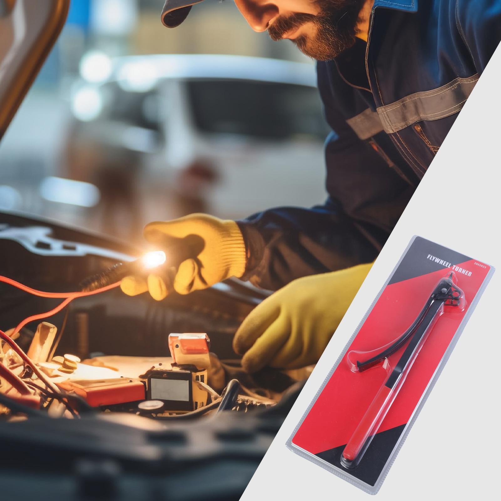

Ergonomic Design Flywheel Turner Flywheel Turning Tool for Comfortable Grip and Efficient Engine Maintenance Tool 1