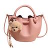 Spring and summer retro high-end bag women's new fashion versatile messenger bag portable bucket bag