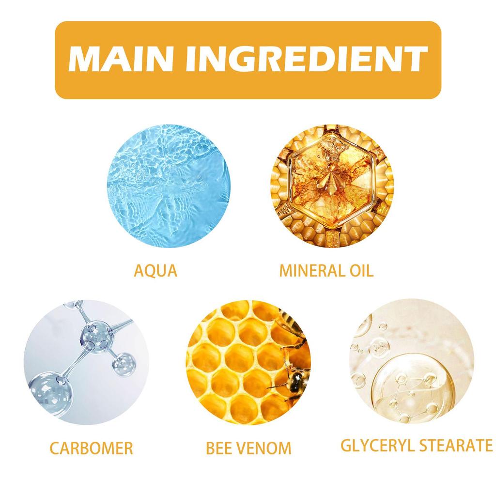 New Beevenom New Zealand Bee Professional Treatment Gel Bee Cream New Zealand Bee Shoulder Neck Knee and Wrist Muscle and Joint Massage Body Care