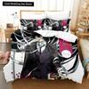 Jujutsu Kaisen Duvet Cover Cool Bedding Set Japanese Famous Animation Set Special for Adults and Children's Room Decoration