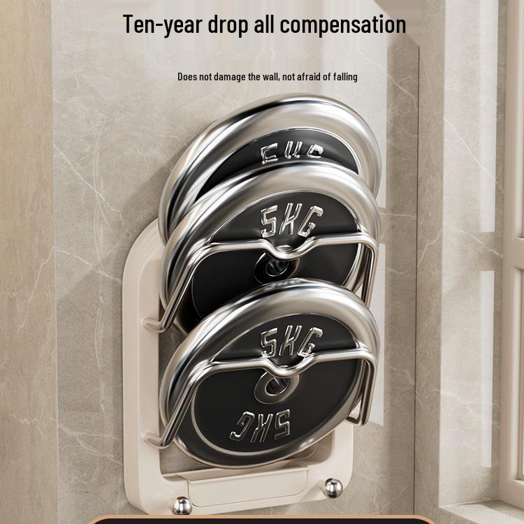 Wall-Mounted Suction Cup Kitchen Organizer & Pot Lid Holder