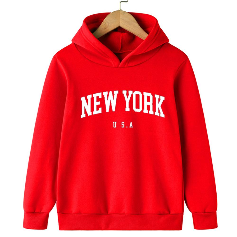 

Детская толстовка с капюшоном с надписью «List» для осени и зимы, повседневный удобный свитер с капюшоном, модный топ для мальчиков 130