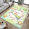 1PC Cute Bunny # Melon Non-Slip Floor Carpet Compatible for Office&Living Room&Bedroom&Dining Room - Soft & Pattern-G0347