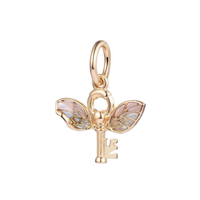 

Підходить для європейського браслета зі срібла 925 проби Патронус Гедвіга, що обертається, висить, крилатий ключ, підвіска, підвіски, намистини для виготовлення ювелірних виробів