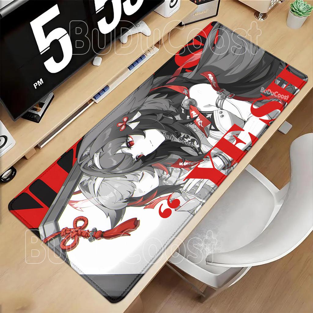 New Character Sexy Ye Shunguang Mouse Pad Anime Girl Zenless Zone Zero ZZZ Gaming Nonslip Base Mousepad Office Keyboard Desk Mat
