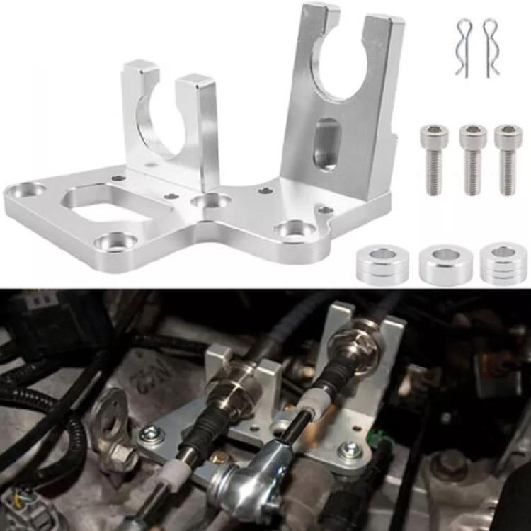 Aluminum Transmission Bracket Auto Parts Replacement Bracket for RSX‑S K20 K24 Car Shifter Cable Bracket
