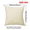 1pcs Linen Blend Pillow Cover Christmas Santa Claus Reindeer Cane Sled Pillowcase Home Decor, Room Decor