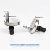 TLXT Stainless Steel Toilet Seat Fixing Kit with Rubber Expansion