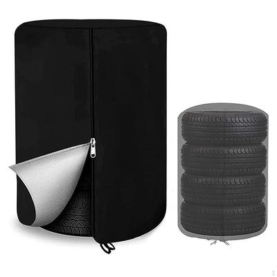 Car Tire Cover Spare Wheel Easy Installation Dustproof RV Snow Rain Protection Replacement