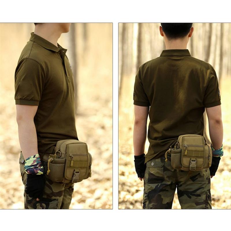 Wasserdichte Taktische Militärische Beintasche Herren Hüfttasche Gürtel Bauchtasche Oxford-Gewebe Wandern Camping Outdoor-Sportarten Reisetaschen