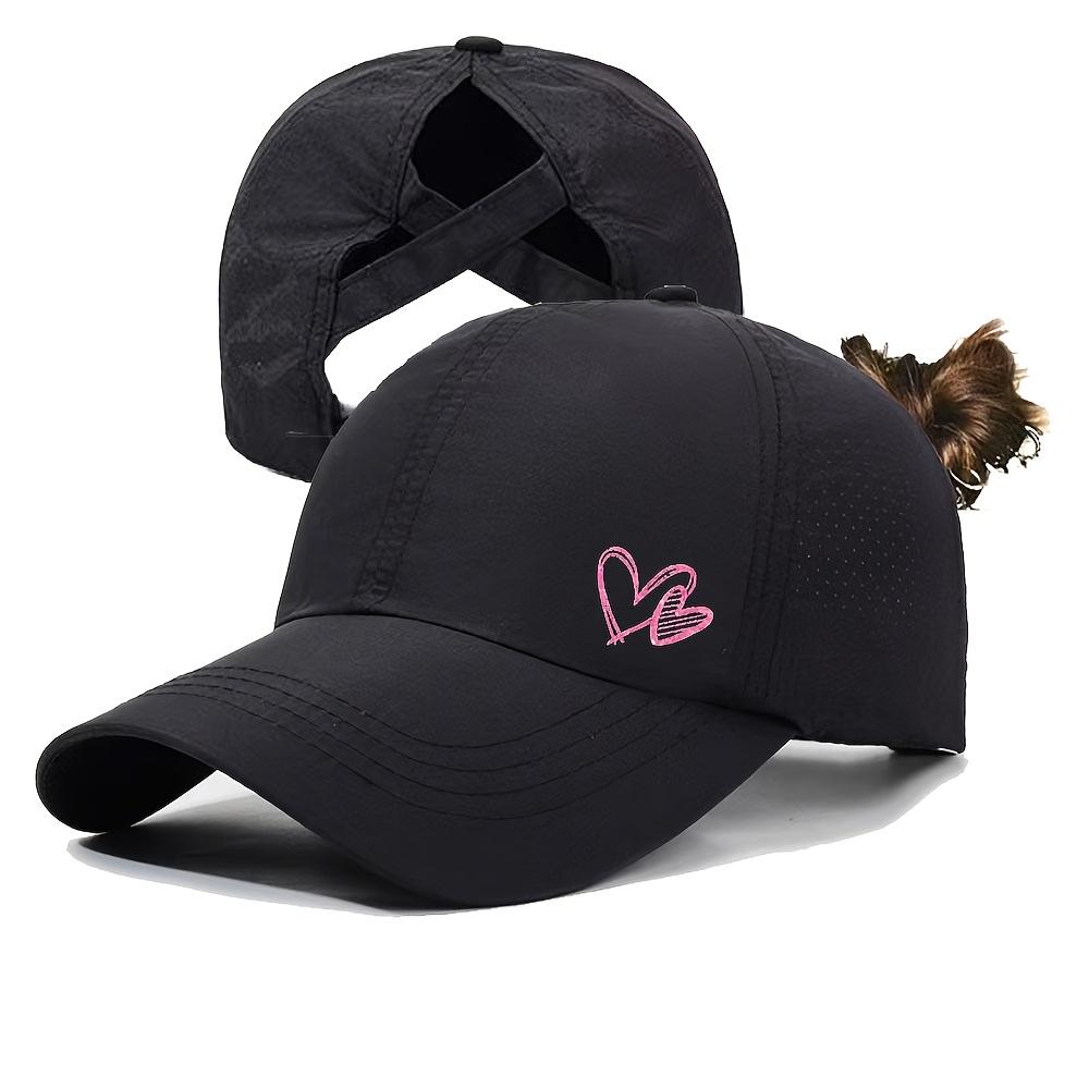 2026 Summer Cross Strap Quick Dry Cap, MAMA Print Baseball Hat for Women, Breathable UV Protection Sun Hat for Outdoor and Sports чёрный