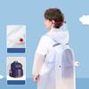 Kinderregenmantel Nicht Einweg-Regenmantel mit Schultaschenposition Jungen und Mädchen Cartoon Baby-Regenmantel
