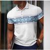 Vintage Race Style Men's Polo Shirt Fashion Summer Short Sleeve 3D Printed Polo Shirt Trend Street