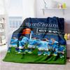 Manchester City Customize Your Name Blanket Lightweight Customizable Blanket Ultra-Soft Suitable for Bedding Picnics Office Chair Office All-Season Us