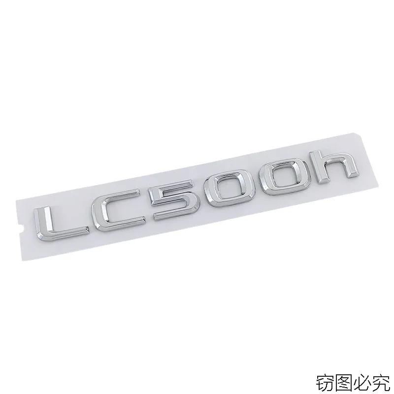 DFW5 ABS Car Body Side Letters Stickers Tail Trunk Emblem Decal for Lexus LC500h LM350 LM300h UX260h Logo Badge Auto Accessories