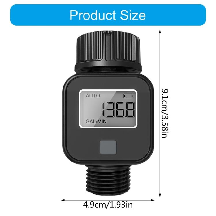 High Accuracy Water Flow Meter Water Consumption and Flow Rate Measurement for Watering Irrigation,Water Tanks Filling