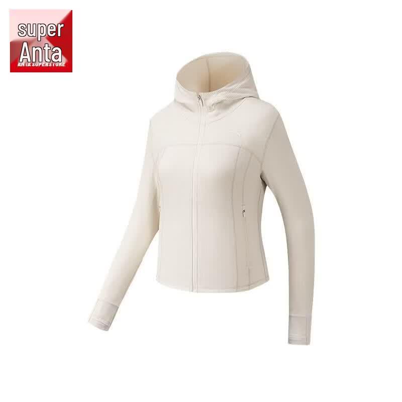 Anta Women s Slim Fit Hooded Sports Jacket M