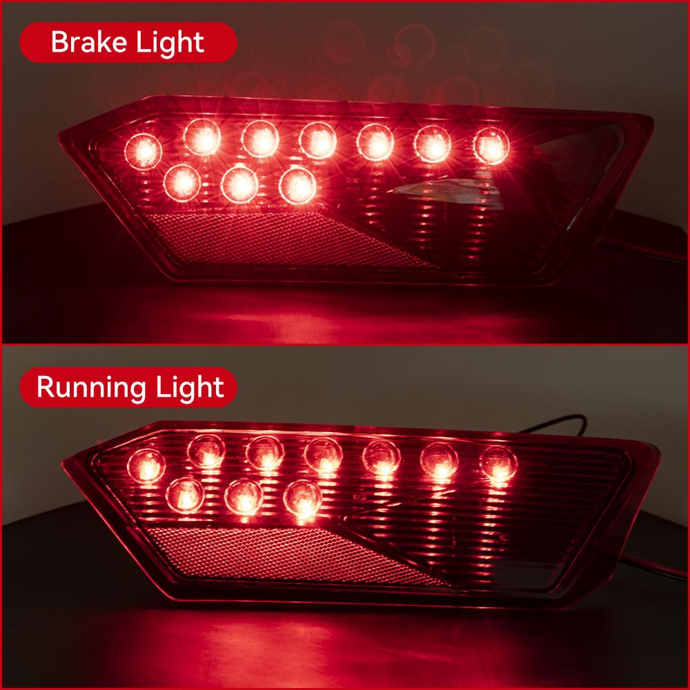 LED Baklys Bakbremselys Bak Stopplys for 2014-2020 Polaris RZR 1000 900 XP 4 TURBO Erstatter 2412341 2412342